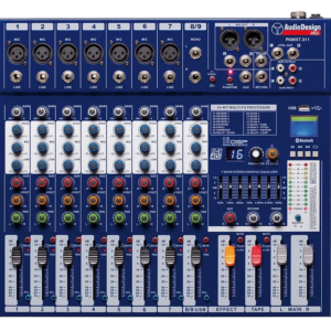 AUDIODESIGN PMX2.711 MIXER ANALOGICO 7 CANALI MONO CON EFFETTI USB BLUETOOTH