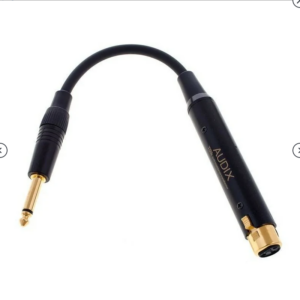 AUDIX T-50 K CONVERTITORE DI IMPEDENZA ADATTATORE JACK 6,3/XLR FEMMINA