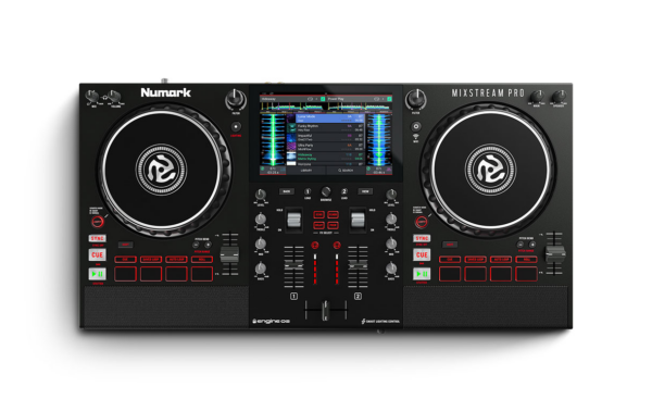 NUMARK MIXSTREAM PRO CONSOLE DJ 2-DECK CON STREAMING WiFi, SPEAKER INTEGRATI, CONSOLLE TOUCHSCREEN 7