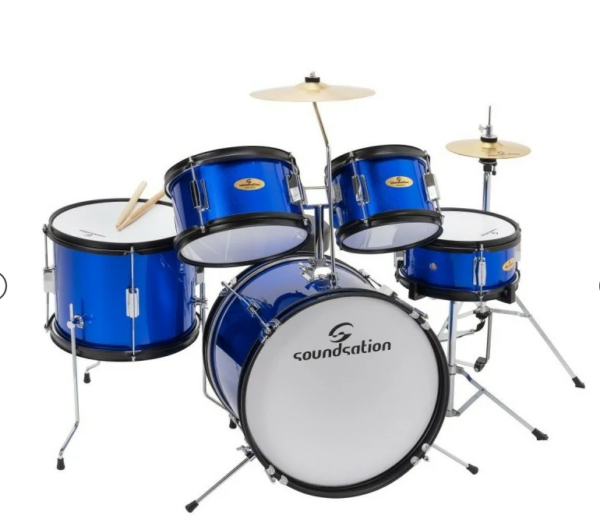 SOUNDSATION JDK-100 BL BATTERIA JUNIOR ACUSTICA PER BAMBINI COLORE BLU