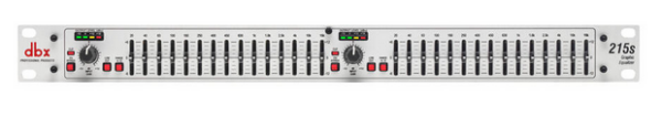 DBX 215S EQUALIZZATORE GRAFICO 2 CANALI 15 BANDE