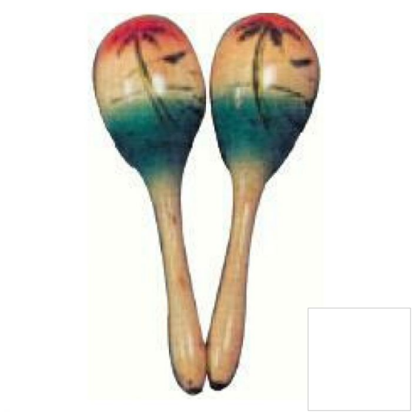 CROSON M9 301540 COPPIA MARACAS IN LEGNO STILE MESSICANO