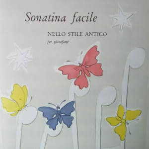 POZZOLI SONATINA FACILE NELLO STILE ANTICO PER PIANOFORTE LIBRO METODO EDIZIONI RICORDI