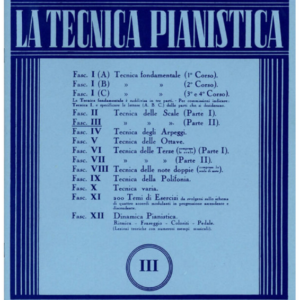 ALESSANDRO LONGO LA TECNICA PIANISTICA VOLUME 3 METODO LIBRO EDIZIONI CURCI