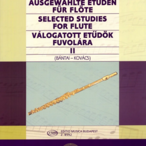 SELECTED STUDIES FOR FLUTE II, 2 LIBRO METODO PER FLAUTO EDIZIONI MUSICA BUDAPEST