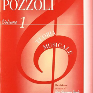 IL NUOVO POZZOLI VOLUME 1 LIBRO METODI DI TEORIA MUSICALE EDIZIONI RICORDI