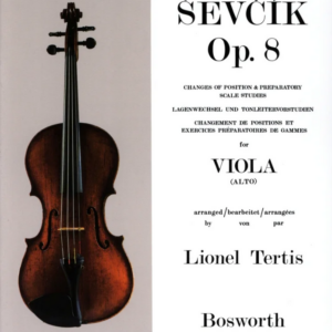 SEVCIK OP.8  FOR VIOLA ( ALTO ) METOLO LIBRO EDIZIONI BOSWORTH