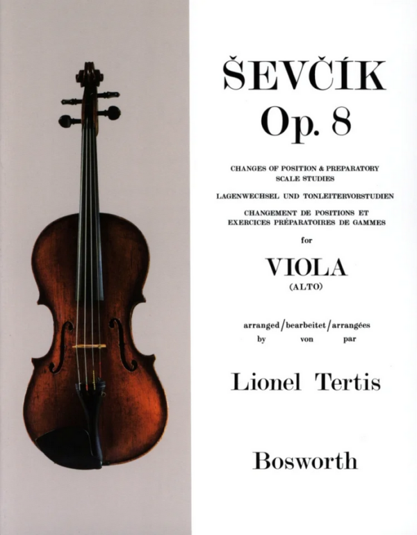 SEVCIK OP.8  FOR VIOLA ( ALTO ) METOLO LIBRO EDIZIONI BOSWORTH