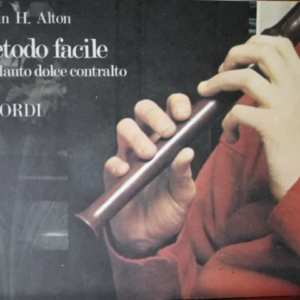 EDWIN H. ALTON METODO FACILE PER FLAUTO DOLCE CONTRALTO LIBRO EDIZIONI RICORDI
