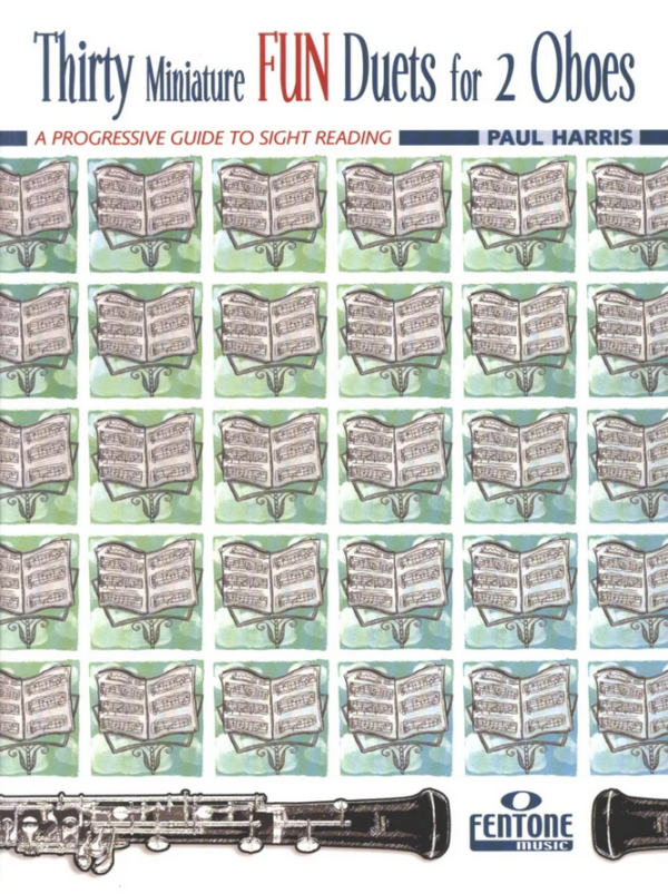 PAUL HARRIS LIBRO METODO PER OBOE THIRTY MINIATURE FUN DUETS FOR 2 OBOES