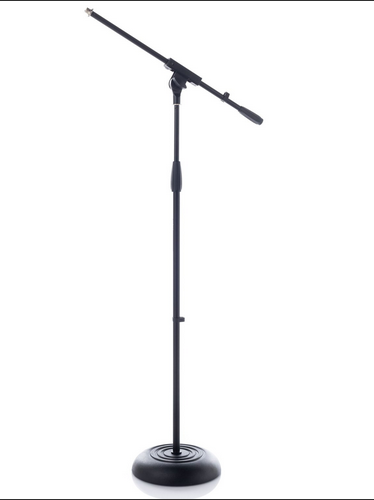 BESPECO SH2GR ASTA PER MICROFONO A GIRAFA CON BASE TONDA IN GHISA