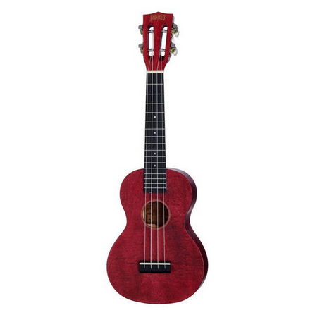 MAHALO UKULELE CONCERTO MEZZO SOPRANO STV64R WINE RED TRASPARENTE
