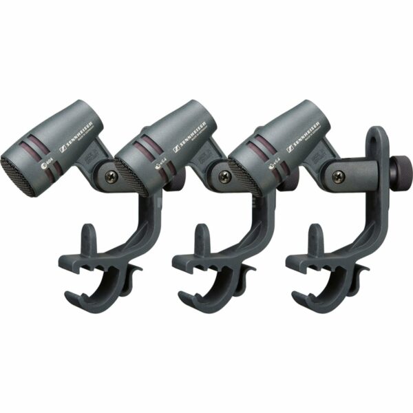 SENNHEISER E604 DRUM SET MINI X3 MICROFONO DINAMICO PER BATTERIA E PERCUSSIONI E-604 (3x e604 + 3x M