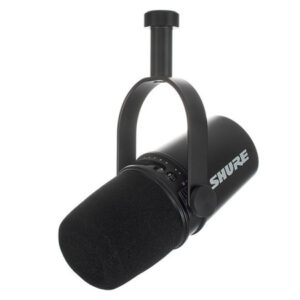 SHURE MV7-K BLACK MICROFONO DINAMICO CARDIOIDE PER PODCAST NERO