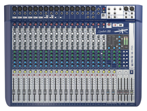 SOUNDCRAFT SIGNATURE 22 MIXER USB CON EFFETTI  22 CANALI SIGNATURE22