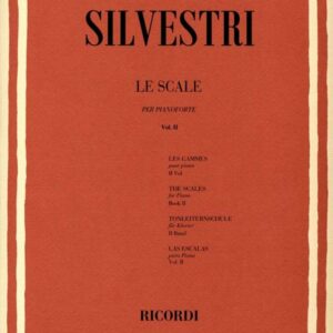 SILVESTRI LE SCALE PER PIANOFORTE VOL.2 LIBRO METODO PER PIANOFORTE EDIZIONI RICORDI