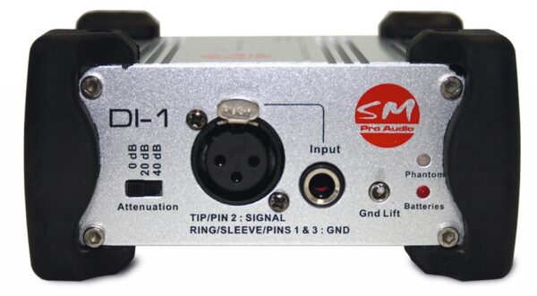 SM PRO AUDIO DI1 BOX D.I. DIRECT INJECTION BOX ATTIVA DI-1