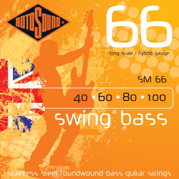 ROTOSOUND SM66 MUTA CORDE PER BASSO 4 CORDE .40, .60, 80, .100 SM-66