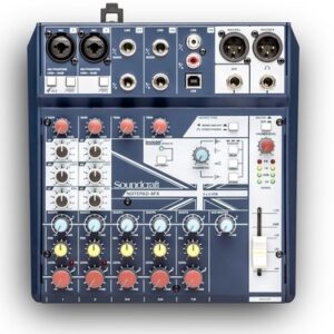 SOUNDCRAFT NOTEPAD8FX MIXER DIGITALE USB CON EFFETTI 8 CANALI ALIMENTAZIONE PHANTOM  NOTEPAD-8FX