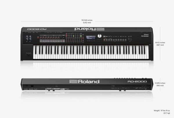 ROLAND RD2000 STAGE  PIANO PIANOFORTE DIGITALE DA PALCO 88 TASTI PESATI