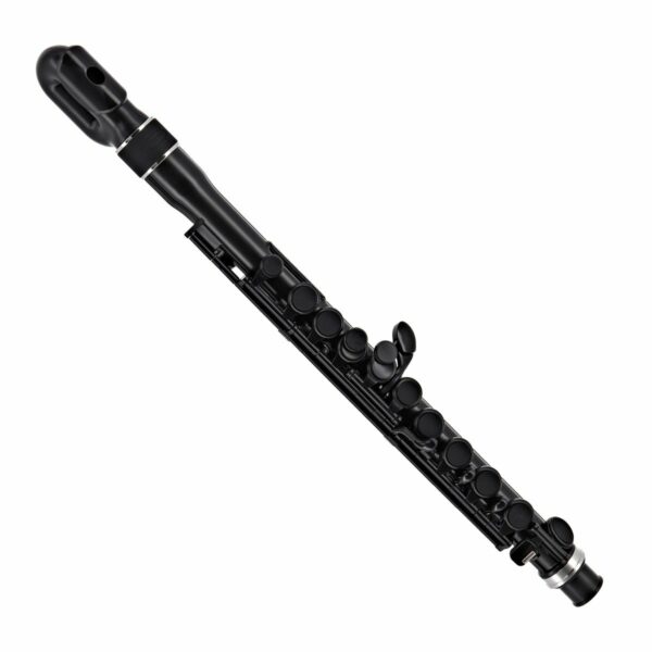 NUVO JFLUTE 2.0 BK  FLAUTO TRAVERSO PER BAMBINI DISCENDENTE AL RE IN PLASTICA NOVITA' ASSOLUTA