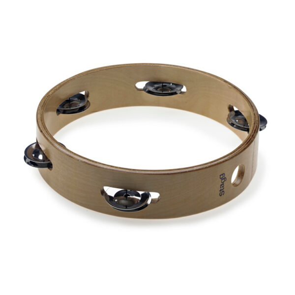 STAGG STA-3108 TAMBURELLO IN LEGNO CON SONAGLI IN ACCIAIO