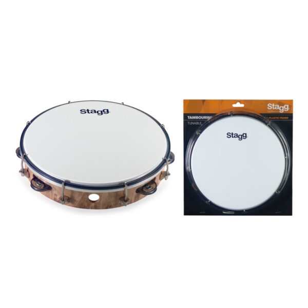 STAGG TAB-110P/WD TAMBURELLO IN PLASTICA 10" REGOLABILE