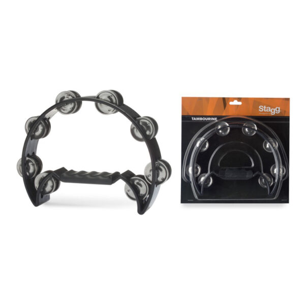 STAGG TAB-2  CEMBALO TAMBURELLO CON SONAGLI DA MANO TAB2 VARI COLORI