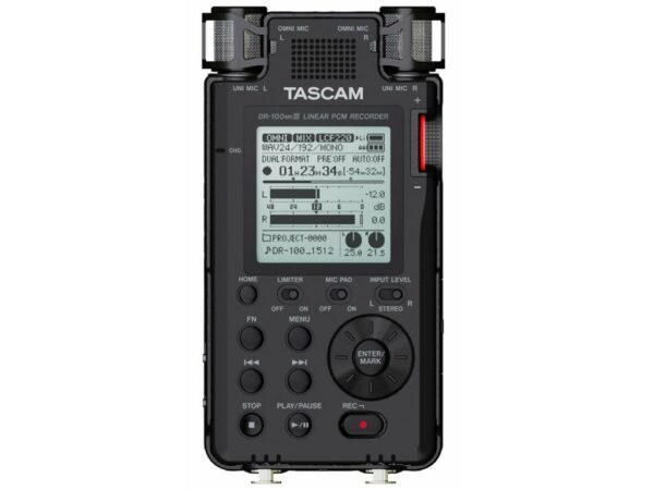TASCAM DR100 MK3 REGISTRATORE DIGITALE 192kHz/24bit PALMARE SU SD