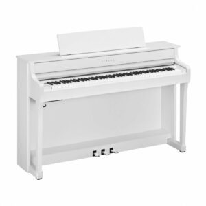 YAMAHA CLP-845-WH PIANOFORTE VERTICALE DIGITALE 88 TASTI PESATI WHITE CLP845WH BIANCO