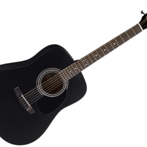 CORT AD810 BKS CHITARRA ACUSTICA BLACK NERA SATINATA  CON CUSTODIA AD-810-BKS