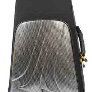 BAM TREK3024SSC ASTUCCIO PROFESSIONALE PER 2 TROMBE CON  TASCA IN SILVER CARBON TREK-3024-SSC