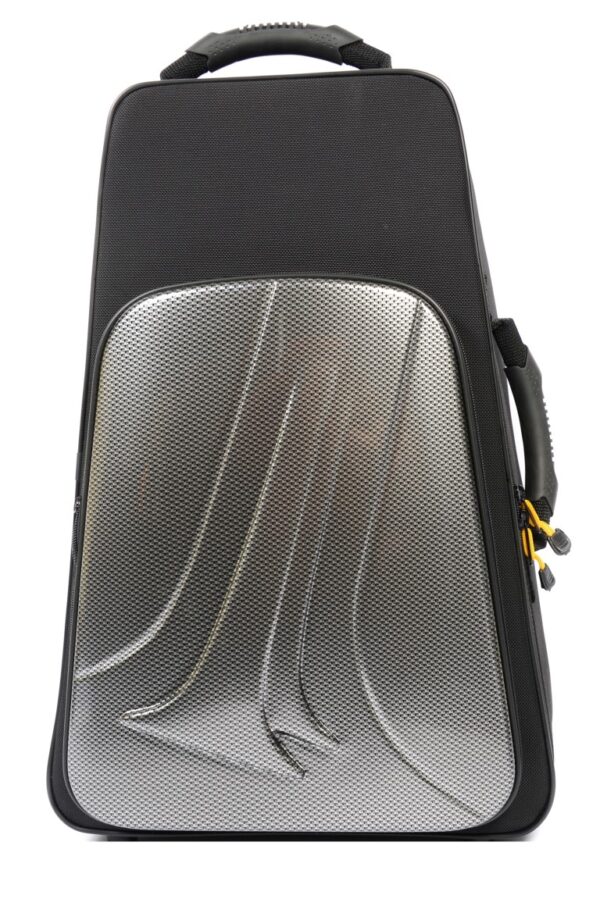 BAM TREK3024SSC ASTUCCIO PROFESSIONALE PER 2 TROMBE CON  TASCA IN SILVER CARBON TREK-3024-SSC
