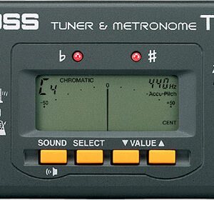 BOSS TU80 ACCORDATORE METRONOMO NERO TU-80