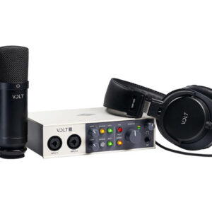 UNIVERSAL AUDIO VOLT 2 STUDIO PACK BUNDLE CON SCHEDA INTERFACCIA AUDIO USB-C 2-IN/2-OUT, MICROFONO A