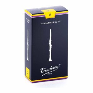 VANDOREN TRADITIONAL CR-102 MISURA 2 ANCE PER CLARINETTO SIB SCATOLA DA10PZ