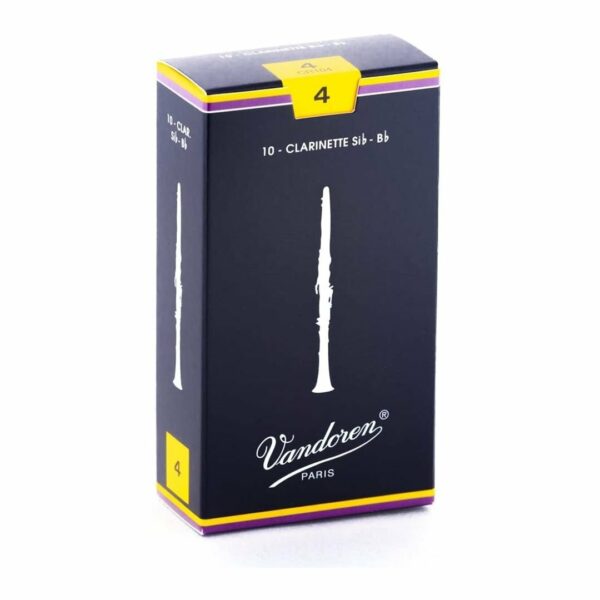 Vandoren Traditional cr-104  Ance per clarinetto Sib  N°4 SCATOLA DA 10PZ