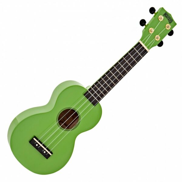MAHALO MR1 RAINBOW UKULELE SOPRANO CON BORSA COLORE VERDE