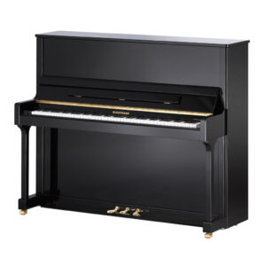 W. HOFFMANN BY BECHSTEIN TRADITION T128 PIANO PIANOFORTE ACUSTICO VERTICALE NERO LUCIDO 128 CM T-128
