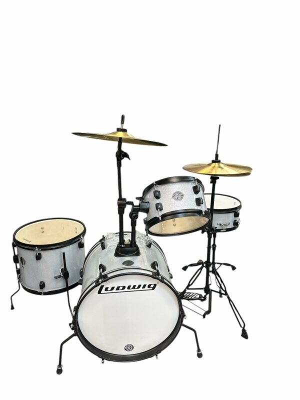 LUDWIG BATTERIA POCKET KIT QUESTLOVE ( B-STOCK ) LC178X29 4-Piece Drum-Set (Silver Sparkle)