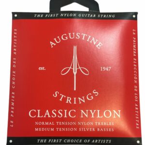 AUGUSTINE RED MUTA DI CORDE PER CHITARRA CLASSICA TENSIONE NORMALE NORMAL TENSION