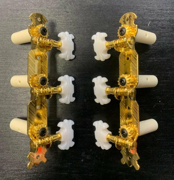 MAXTONE MHN55 SET MECCANICHE PER CHITARRA CLASSICA MACCANICA DORATA