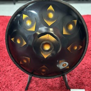 GENERAL CASTER D53 HAND PAN STRUMENTO A PERCUSSIONE 9 NOTE IN RE MINORE CON BATTENTI D-53 OCCASIONE