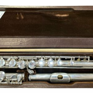 MIYAZAWA MS95S FLAUTO TRAVERSO CON TESTATA IN ARGENTO IN ARGENTO OCCASIONE USATO IN GARANZIA
