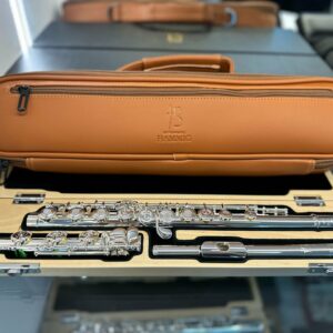 BERNHARD HAMMIG E1278 FLAUTO TRAVERSO TUTTO IN ARGENTO E1278