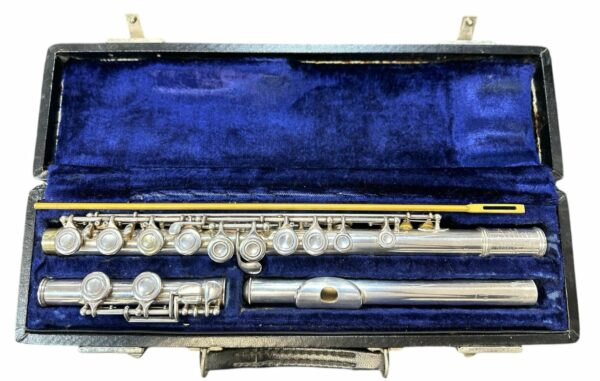 ARTLEY SYMPHONY 77-0 FLAUTO TRAVERSO VINTAGE CON TESTATA IN ARGENTO OCCASIONE USATO IN GARANZIA 12 M