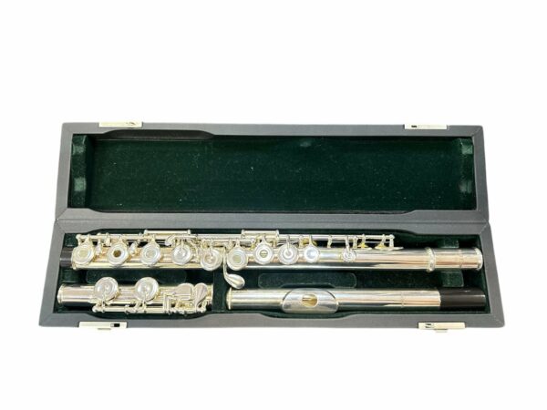 PEARL FLUTES PF505RE QUANTZ FLAUTO TRAVERSO ARGENTATO FORI APERTI PF-505-RE OCCASIONE USATO IN GARAN