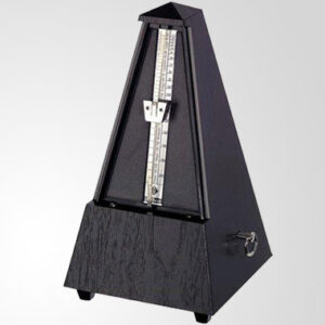 WITTNER 845161 METRONOMO MECCANICO A PIRAMIDE CASSA SINTETICA SENZA CAMPANELLO COLORE NERO