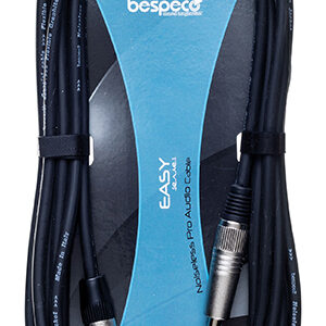 BESPECO XCP300 CAVO JACK 90° / JACK 6,3 MM – 6,3 MM 90° MONO 3 MT XCP-300