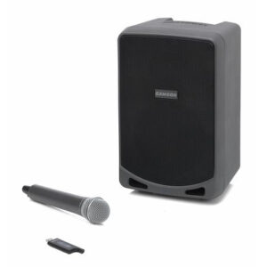 SAMSON XP106W CASSA PORTATILE BLUETOOTH A BATTERIA 100W A DUE VIE MICROFONO WIRELESS XP-106-W